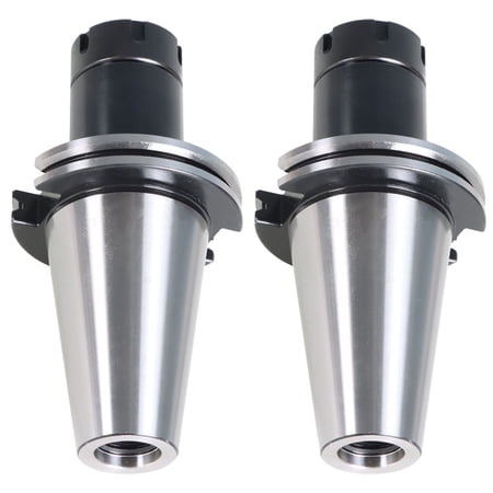 PET-U 2Pcs CAT50-ER32 COLLET CHUCK 4 100mm Gage Length Tool Holder For CNC Milling