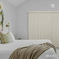thumbnail image 2 of Mood Cordless Vinyl Sliding Door Blinds, Alabaster White, 78" x 84", 2 of 5