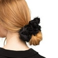 thumbnail image 2 of Kitsch Hair Brunch Scrunchie Hair Tie, Black Fray, 1 ct, 2 of 5