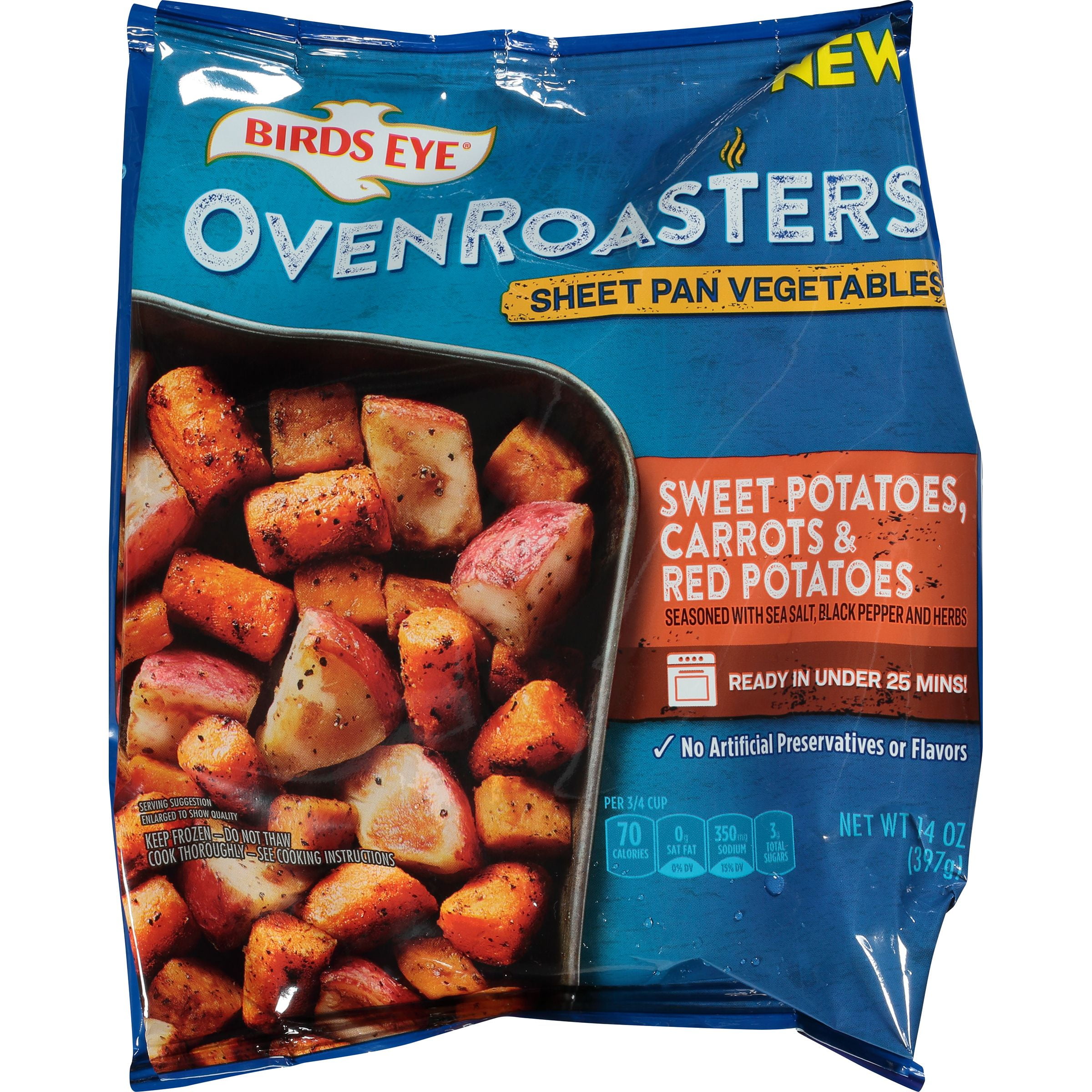 Birds Eye Oven Roasters Sweet Potatoes Carrots And Red Potatoes 14 Oz