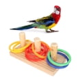 thumbnail image 1 of Bird  Toy, Chewing Training Color Separate  Toy Set Colorful  For Cockatiel Pet Interactive Supplies, 1 of 8