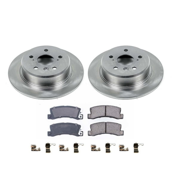 Ultimate Brakes Rear Ceramic Brake Pad and Rotor Kit with Hardware WM80339