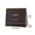 Qocolhg 2025 Calendar Book Desktop Portable Desk Calendar 2025, Jan