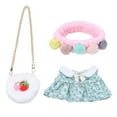 thumbnail image 2 of Ropa para muñecas, ropa para muñecas de peluche, conjunto informal de sombrero, diadema, patos, ropa para muñecas. pompones de colores, 2 of 8