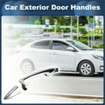 thumbnail image 2 of Mangos de puerta exterior de automóvil Unique Bargains delantero derecho para Kia Rio 2011 ABS tono plateado, 1 Pcs, 2 of 6