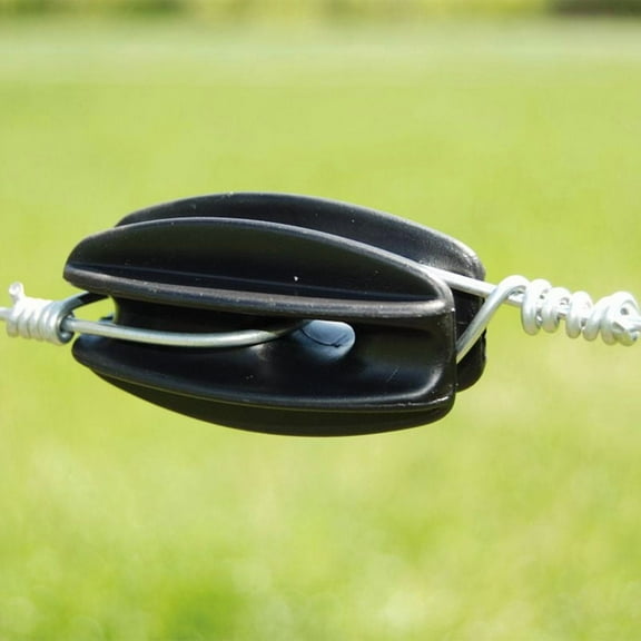 Tru Test End Strain Insulator Black 10/pk