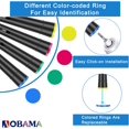 thumbnail image 4 of Replacement Toothbrush Heads Compatible with Oral B Electric Toothbrush,16pcs Black Toothbrush Heads Refill for 4Precision,4Sensitive,4Precision PRO,4Cross,Medium and Soft Brush Heads, 4 of 6
