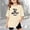 Beige, variant on Stylish Graphic Letter Print Comfortable Casual Tees And Shirts For Girls And Boys Youth Apparel T-Shirts Kids Short Sleeve Crewneck Solid Basic Tees Casual Tops