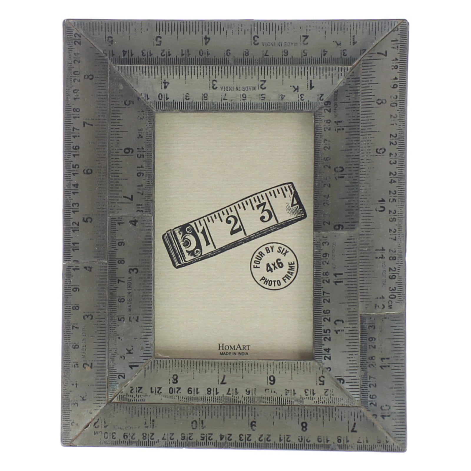 Metal Ruler Picture Frame Com