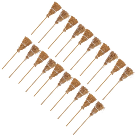 Mini Witch Broom, 20pcs Odorless Witch Broomstick  For Halloween Party