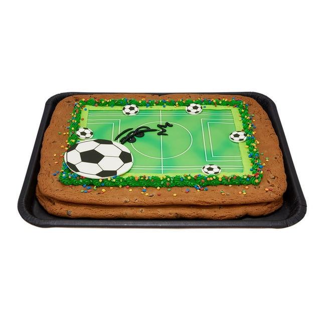Soccer Half Sheet Cookie Cake