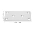 thumbnail image 4 of Miangastore Flat Corner Fasteners Stainless Steel 10Pcs 3.14X1.57X0.07In, 4 of 8