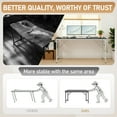 thumbnail image 3 of Ktaxon 63" Wood Computer Desk PC Laptop Table Workstation Study Home Office Furniture, Black, 3 of 16