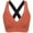 Black, variant on Yvette Adjustable Sports Bras for Women High Impact Criss Cross Back Padded Workout Running Sports Bra, White, 2XL+