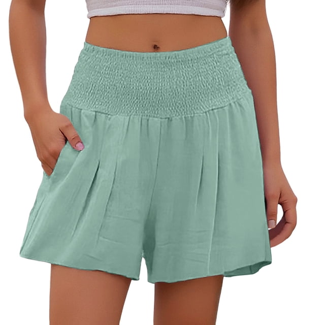 Vaqueros cargo de cintura media para mujer - Pantalones vaqueros elásticos de pierna ancha con bolsillos - Ligeros y transpirables para todas las estaciones, lavables a máquina