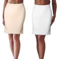 thumbnail image 2 of Jupon Court en Satin Doux pour Femmes, 2 of 5