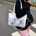 thumbnail image 2 of Bolso Hombro Cómico Escolar Anime para Mujer Al Aire Libre Gran Capacidad PU, 2 of 9