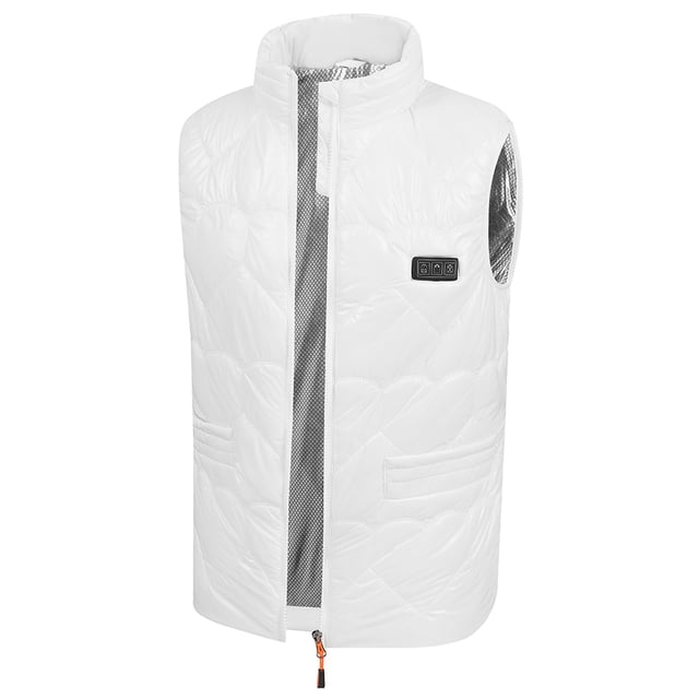Chalecos calentados unisex 3 modos de temperatura 15 áreas Algodón calentado para hombres y mujeres
