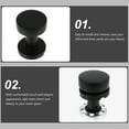thumbnail image 3 of Keyless Door Locks for Front Knob Portable Interior Knobs Bathroom Stainless Steel, 3 of 6
