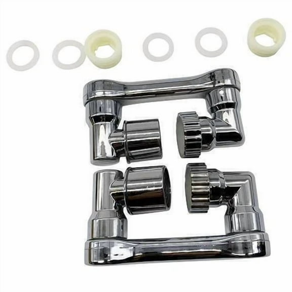 2 Pack Extension Abs Faucet Aerator Universal 1080° Swivel Robotic Arm Swivel Us