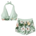 thumbnail image 1 of Nuevo traje de baño de bikini dividido de cintura alta sexy para mujer, 1 of 8