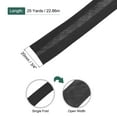 thumbnail image 2 of Uxcell 0.79" Single Fold Bias Tape Polyester Roll for Sewing Black 25 Yards, 2 of 6