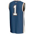 thumbnail image 3 of Male GameDay Greats #1  Navy Bucknell Bison  Lightweight Basketball Jersey, 3 of 4