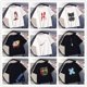 thumbnail image 4 of Camiseta de algodón de marca de moda de verano para hombre, suelta, de gran tamaño, cuello redondo, estampada, deportiva, base superior para el cabello, 4 of 6