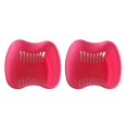 thumbnail image 2 of Caja de baño Injueey para dentadura cuidado bucal soporte de artificiales a prueba de polvo estuche ligero multicolor Rosado 2Conjunto, 2 of 6
