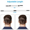 thumbnail image 6 of 2pcs Adjustable Glasses Straps, EEEkit Silicone Eyeglass Neck String Holder, No Tail Eyewear Retainer, 6 of 8