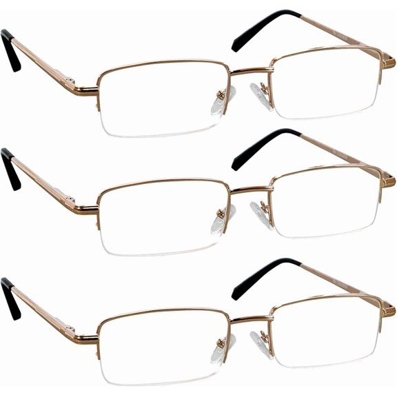TruVision Readers 9509 Reading Glasses 1/3 PK, Men and Women 1.00-4.00
