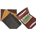 thumbnail image 2 of Genuine Leather Center Flap Money Clip with ID and Credit Card 93 CF (C), 2 of 10