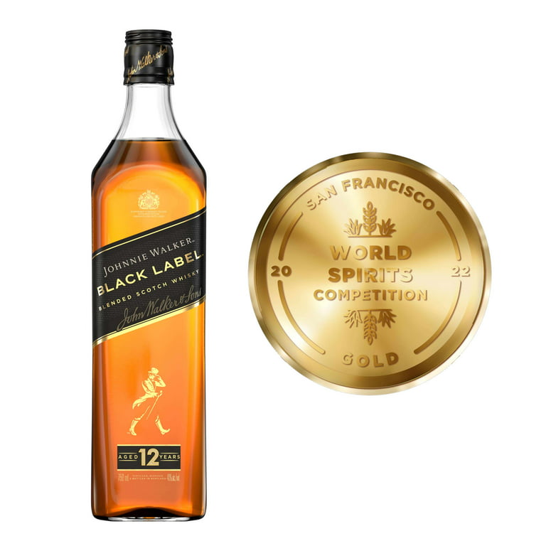 40% Scotch Black ABV Label 375 Whisky, Walker Johnnie Blended ml,