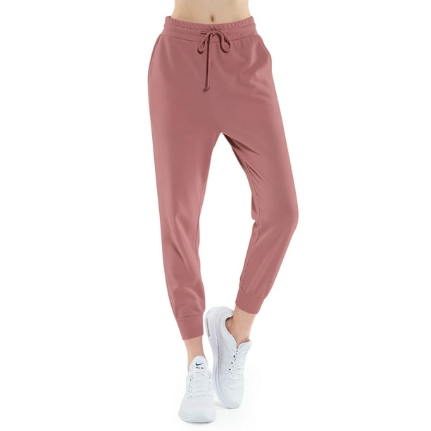 Women's French Terry Lightweight Sweatpants with Pockets - Walmart.com