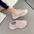 thumbnail image 6 of Willtoo Women's Outdoor Hiking Sneakers, Quick‑Lace Up Mesh Breathable Walking Shoes, Non‑Slip Rugged Sole Butterfly Pattern Accent Casual Sneakers, 6 of 6