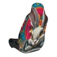 thumbnail image 2 of Yiaed Vibrant Bunny Ride Print Car Seat Covers,Universal Auto Seats Protector Fits for Car,SUV Sedan,Truck,Automotive Seat Covers & Accessories, 2 of 5