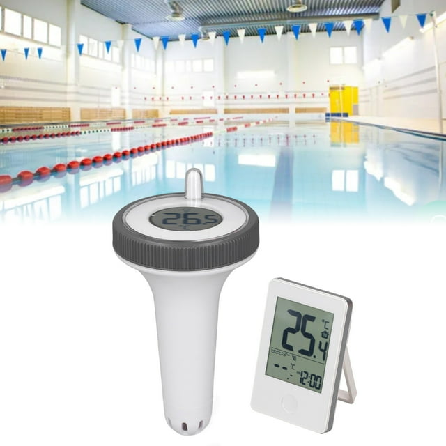 Termómetro Para Piscina, Medidor De Temperatura Con Pantalla LCD, Inalámbrico, Impermeable, Multiusos, Digital Para Baños De Bebés