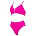 thumbnail image 4 of Tbopshirt Bikinis for Women,Womens Bathing Suits,Fashion Women's Sleeveless Solid Bikini Set Swimsuit Push-up Padded Swimwear Swimsuit Beachwear,Womens Swimsuits, 4 of 6
