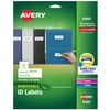 Avery Removable ID Labels, White, Sure Feed, 1” x 2-5/8”, 750 Labels (6460)