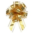 thumbnail image 1 of 12pcs 9" Extra Large Pull Bow Metallic Gift Wrapping Bows Ribbon Organza Gold for Wedding Baskets Presents, 1 of 6