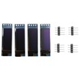 thumbnail image 1 of 4pcs I2c Oled Display Module 0.91 Inch I2c Oled Display Module White Screen Driver Dc 3.3v-5v For, 1 of 5