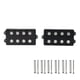 thumbnail image 4 of 2 Piezas Guitarra Bajo Pastillas Puente de Cuello shamjiam Pastilla humbucker de bajo de 4 cuerdas, 4 of 5