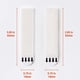 thumbnail image 2 of Tiras para colgar cuadros MOVELYST, 180 pares (360 tiras), color blanco, 2 of 8
