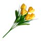 thumbnail image 3 of Bewildely Un ramo de tulipanes de flores artificiales de 6 cabezas, simulación de fiesta de boda, decoración para el hogar, oficina, decoración Flores artificiales 7 Bewildely HA7117-07B, 3 of 6