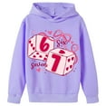 thumbnail image 3 of 67 Six Seven Letter Hoodies Sweatshirts For Kids Hoodies Sweatshirts Casual Pullover Hoodie With Unique Valentine'S Day Print Girls And Boys Crewneck Sweatshirt Light Purple 130(7-8 Years), 3 of 7