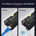 thumbnail image 3 of GLEDOPTO ESP32 WLED LED Strip Light Controller with 4 Outputs Ethernet WiFi Dual Control Sound Reactive UART Energy Save Relay 20A Pluggable, 3 of 9