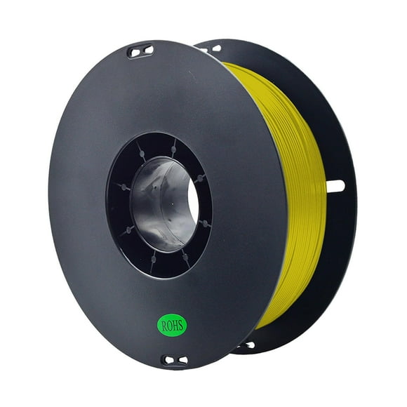Filamento de impresora 3D Material de impresión 3D, dureza fuerte, resistente al desgaste, precisión dimensional +/-0,02 mm cuidadosamente enrollado Amarillo