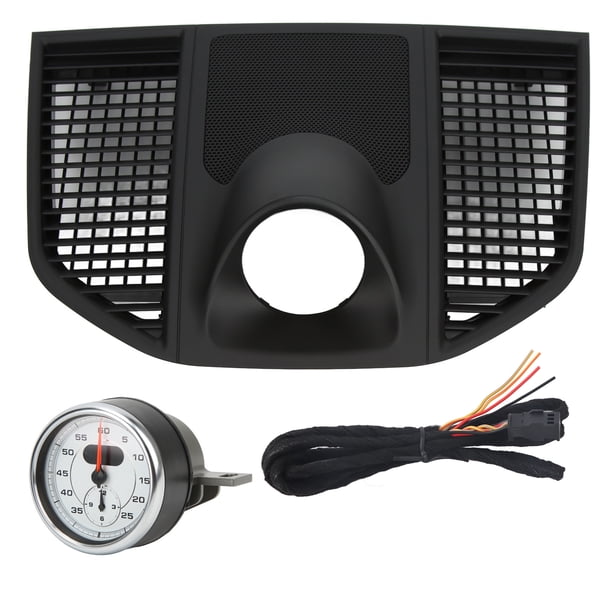 Panel de instrumentos de consola central de coche con juego de reloj 95B 858 189 C 5Q0 ABS reemplazo para Macan 2014-2020 reloj blanco Jadeshay A