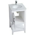 thumbnail image 3 of 18 inch Single Bathroom Vanity in White, 3 of 15