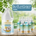 thumbnail image 3 of Soap House Natural Foaming Hand Soap Refill | Coconut Scent | Gentle On Hands | Savon Maison Naturel | 1 Gallon / 3.78L, 3 of 6